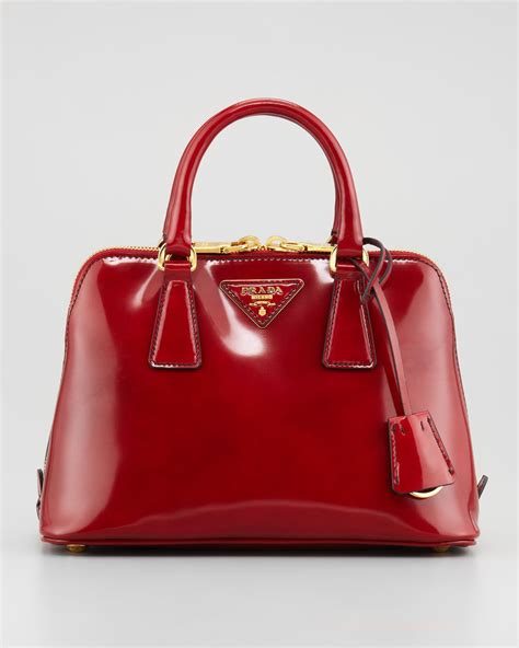 red prada purse|older red prada handbags.